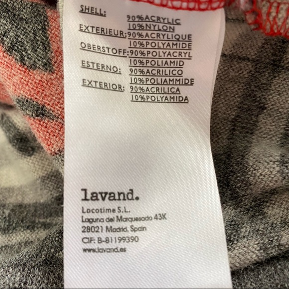 Lavand. Tunic with stripes and birds. - Picture 6 of 7